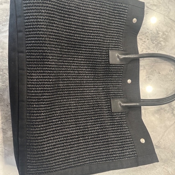 Saint Laurent Rive Gauche Tote Bag in Raffia - Picture 3 of 13